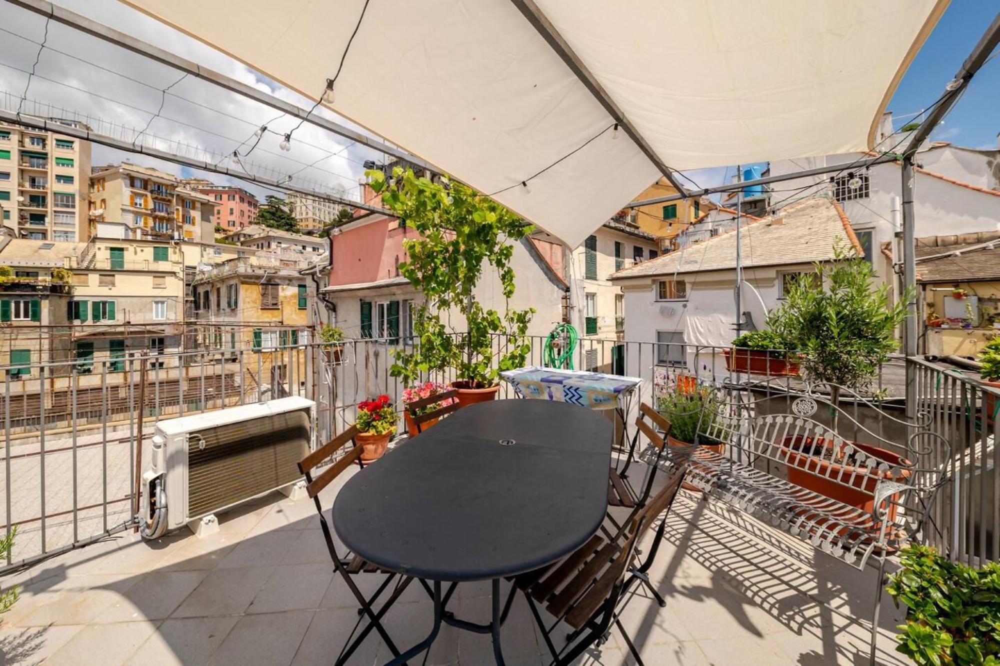 La Piccionaia Le Case Del Dria Roof Terrace Genoa Exterior photo